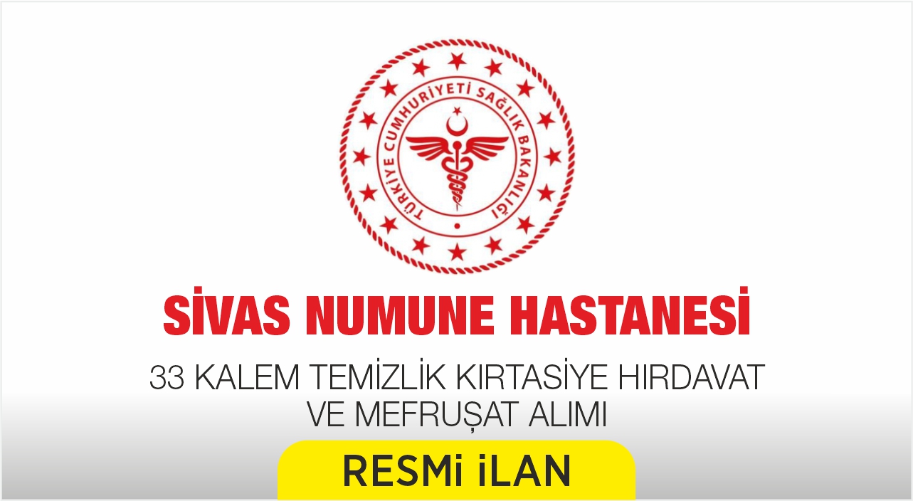 33 KALEM TEMİZLİK KIRTASİYE HIRDAVAT VE MEFRUŞAT ALIMI