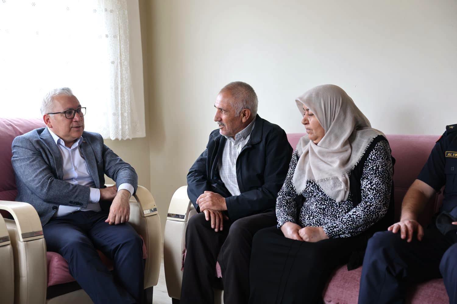 Şehit emanetine vefa ziyareti