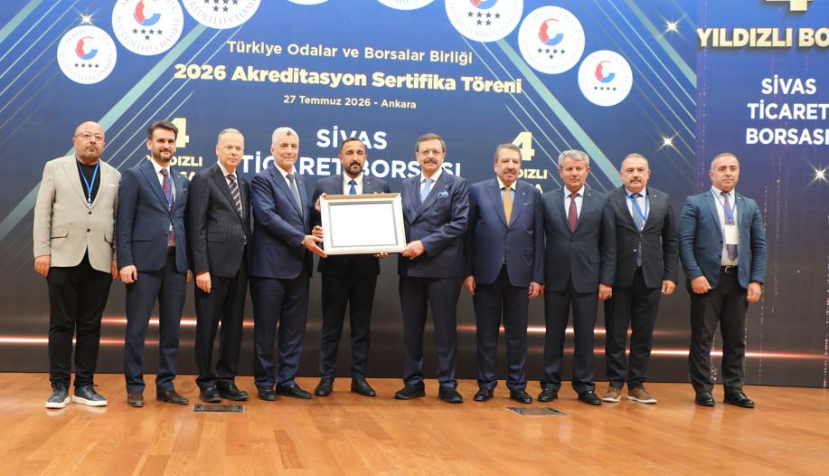 Sivas Ticaret Borsası, TOBB Akreditasyonunu aldı