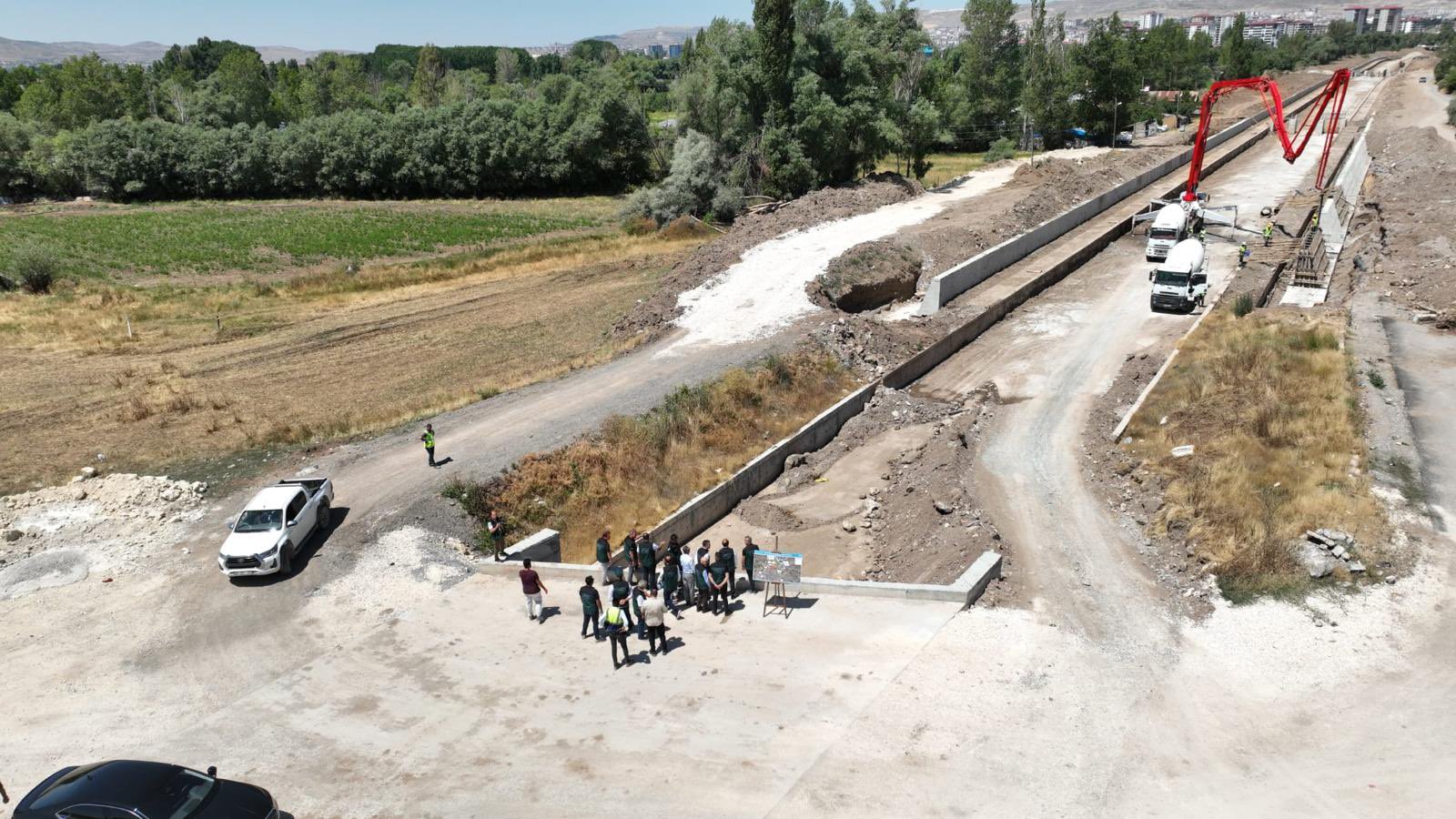 Mısmıl Irmağı’na 9 kilometrelik imalat