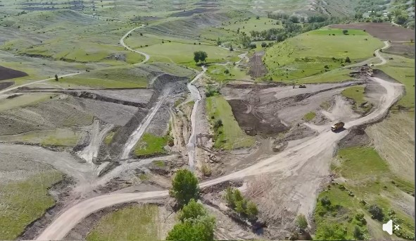 Sivas Kervansaray Göleti yüzde 90 tamam