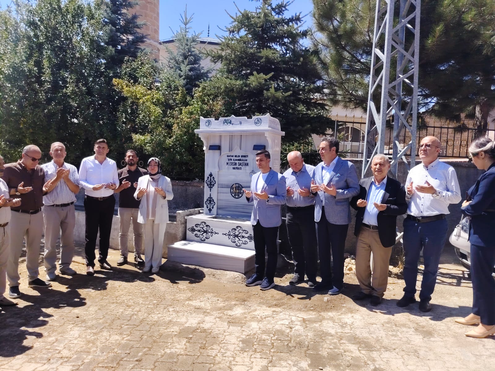 Hayır çeşmesi dualarla açıldı
