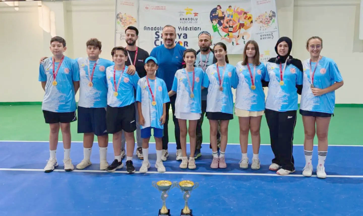 Sivas, tenisin yıldızlarını ağırladı