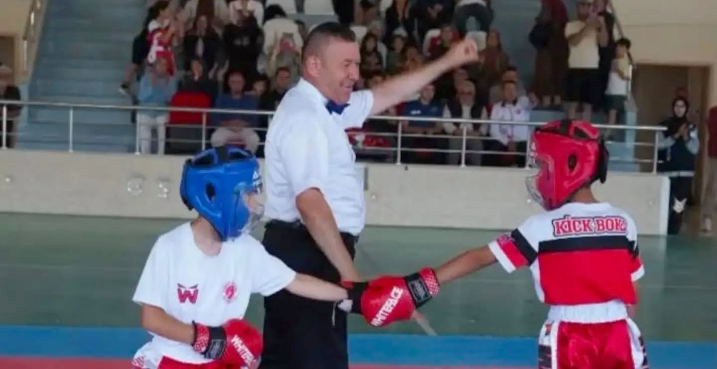 Kangal’da kick boks heyecanı