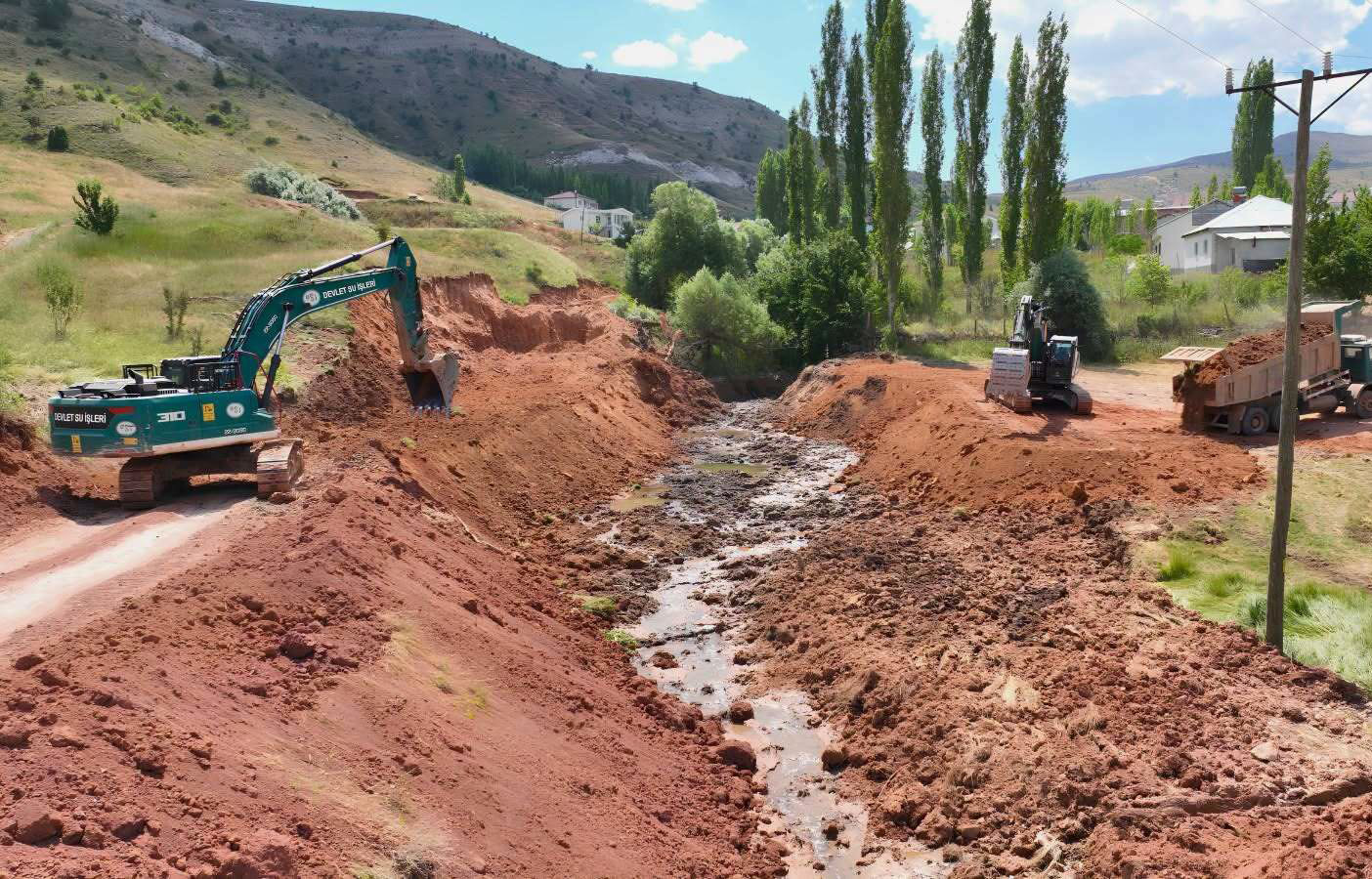 Sivas'ta yerleşim yerleri ve tarım arazileri güvenceye alınıyor