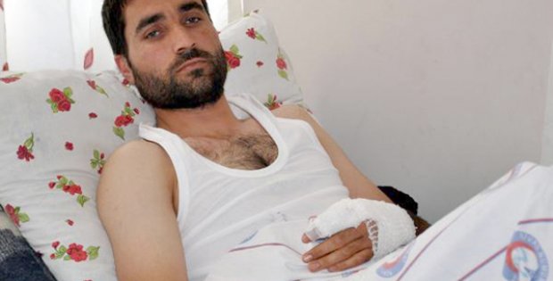 İnşaat işçisini elektrik çarptı