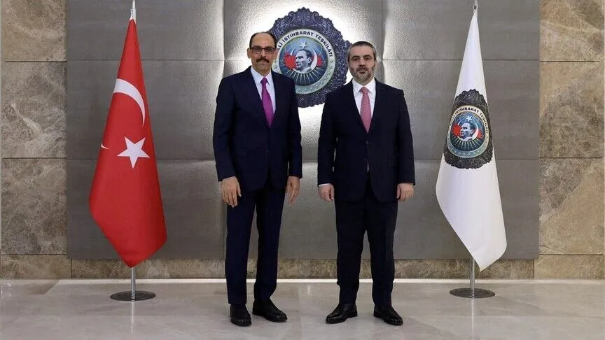 MİT Başkanı Kalın, Suriye Dışişleri Bakanı Şeybani ile görüştü