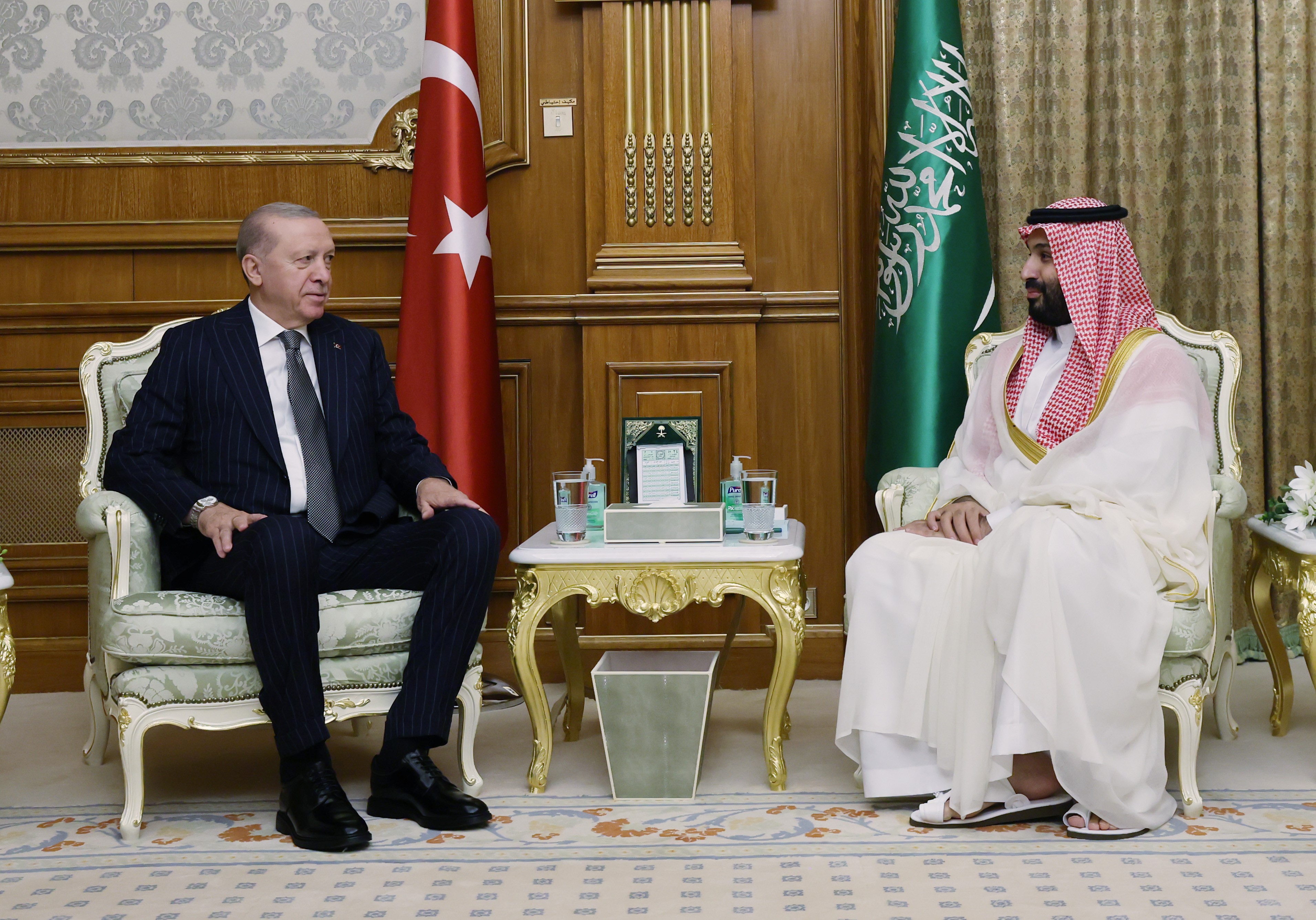 Erdoğan, Selman ile görüştü