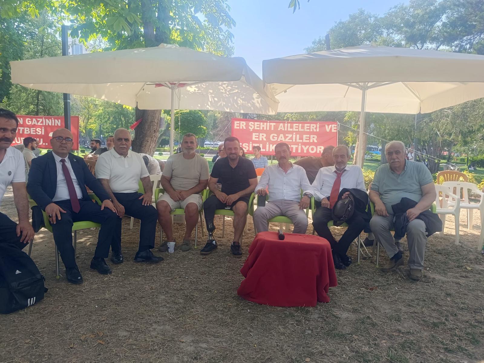 Zafer Partisi Sivas teşkilatından gazilere destek: “Yalnız bırakmadık”