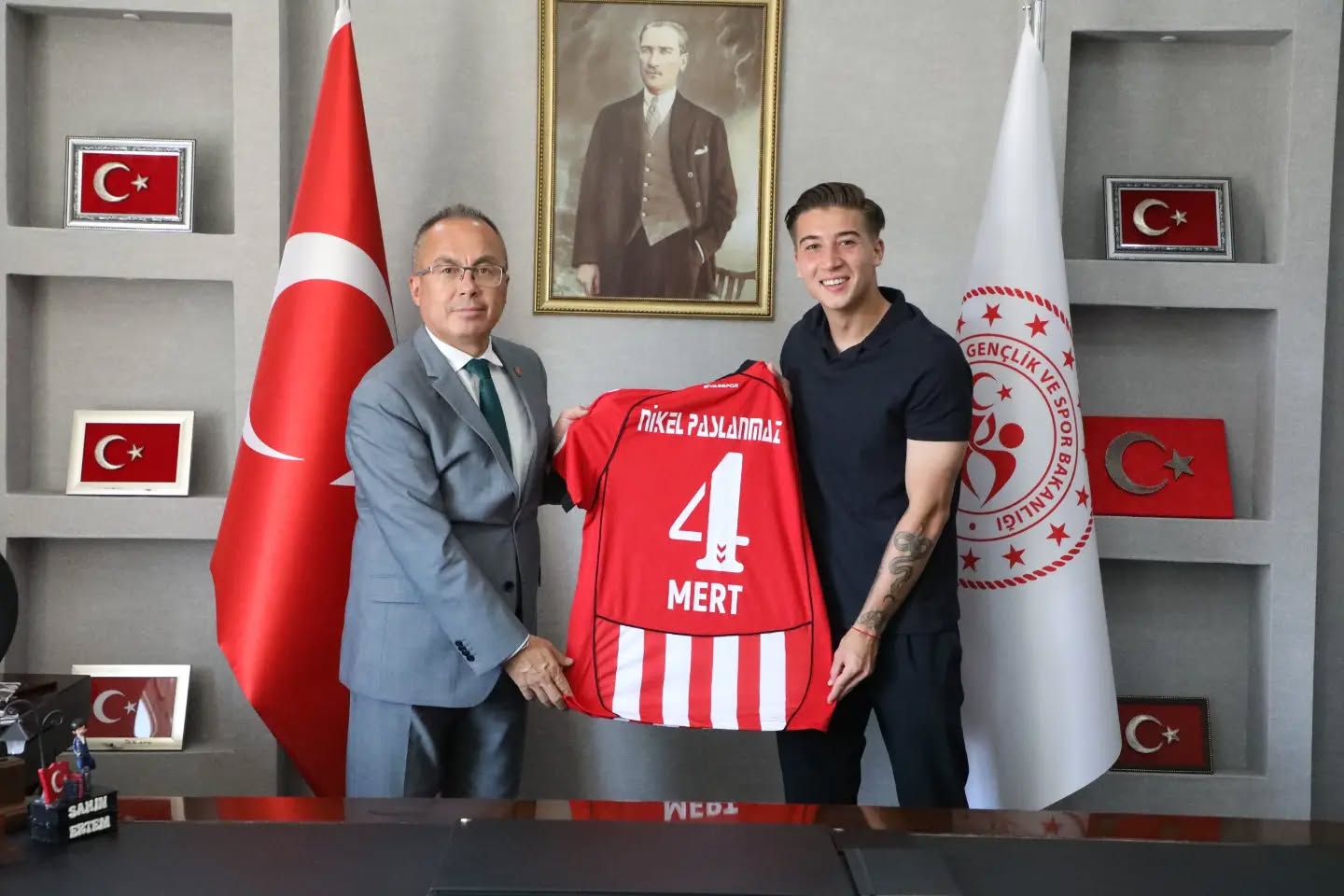 Mert Çelik'ten Şahin Ertem'e ziyaret