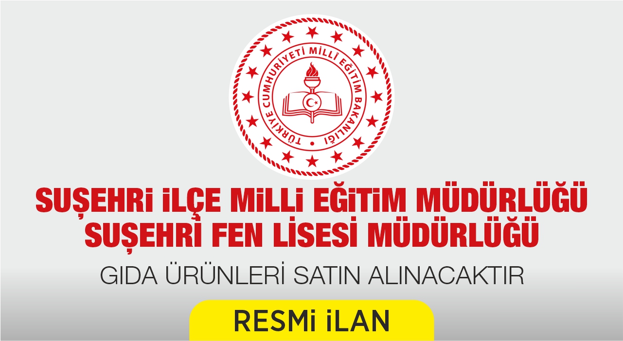 GIDA ÜRÜNLERİ SATIN ALINACAKTIR