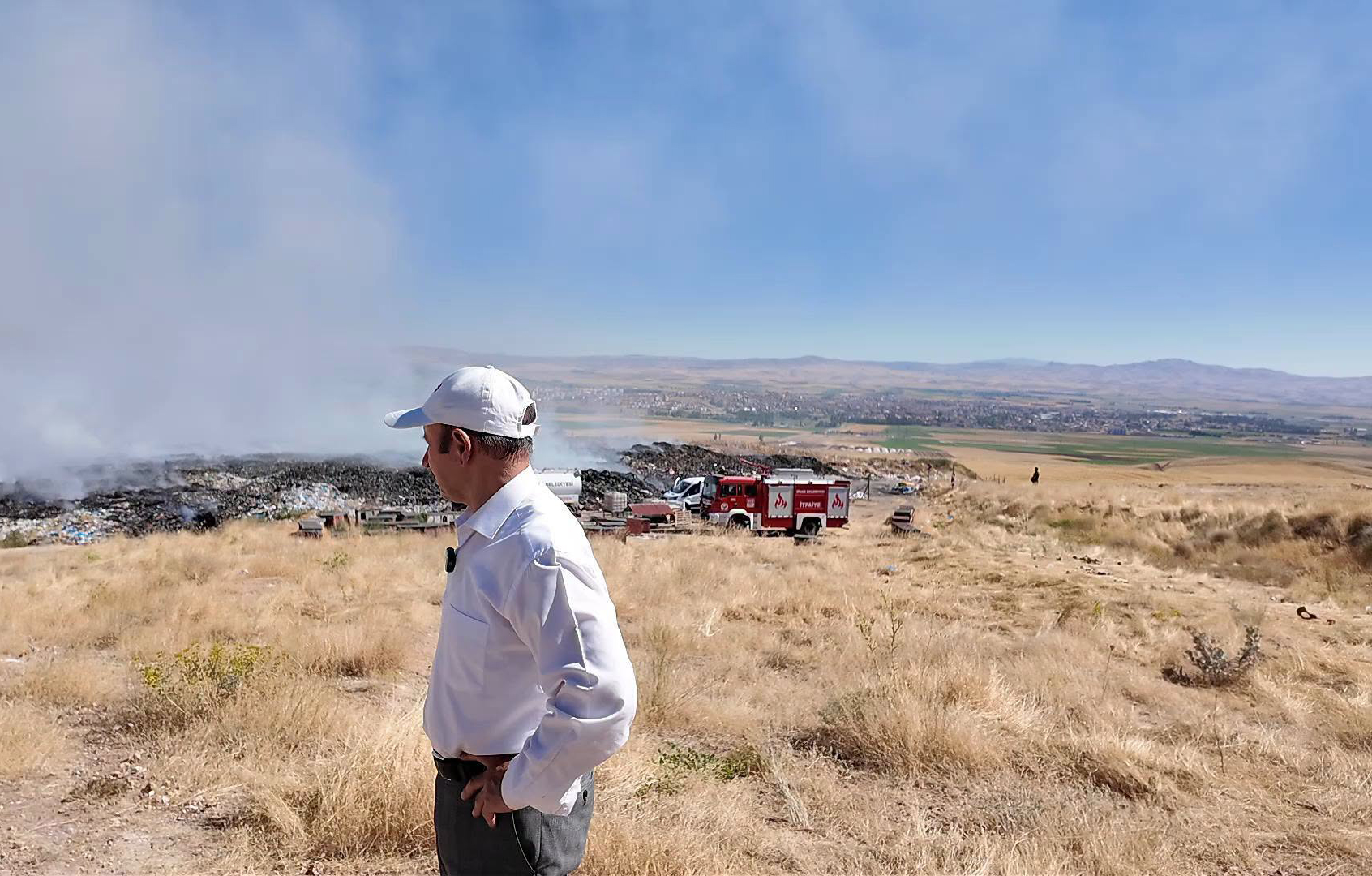 Başkan Gültekin'den Şarkışla'daki yangına ilişkin açıklama