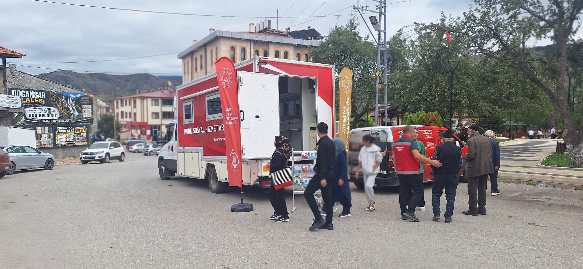 Sosyal hizmetler Doğanşar’a ulaştı