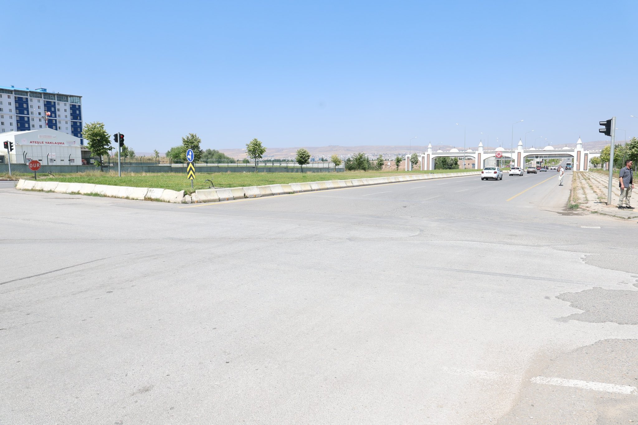 SCÜ yeni hastane binası için trafik rahatlıyor