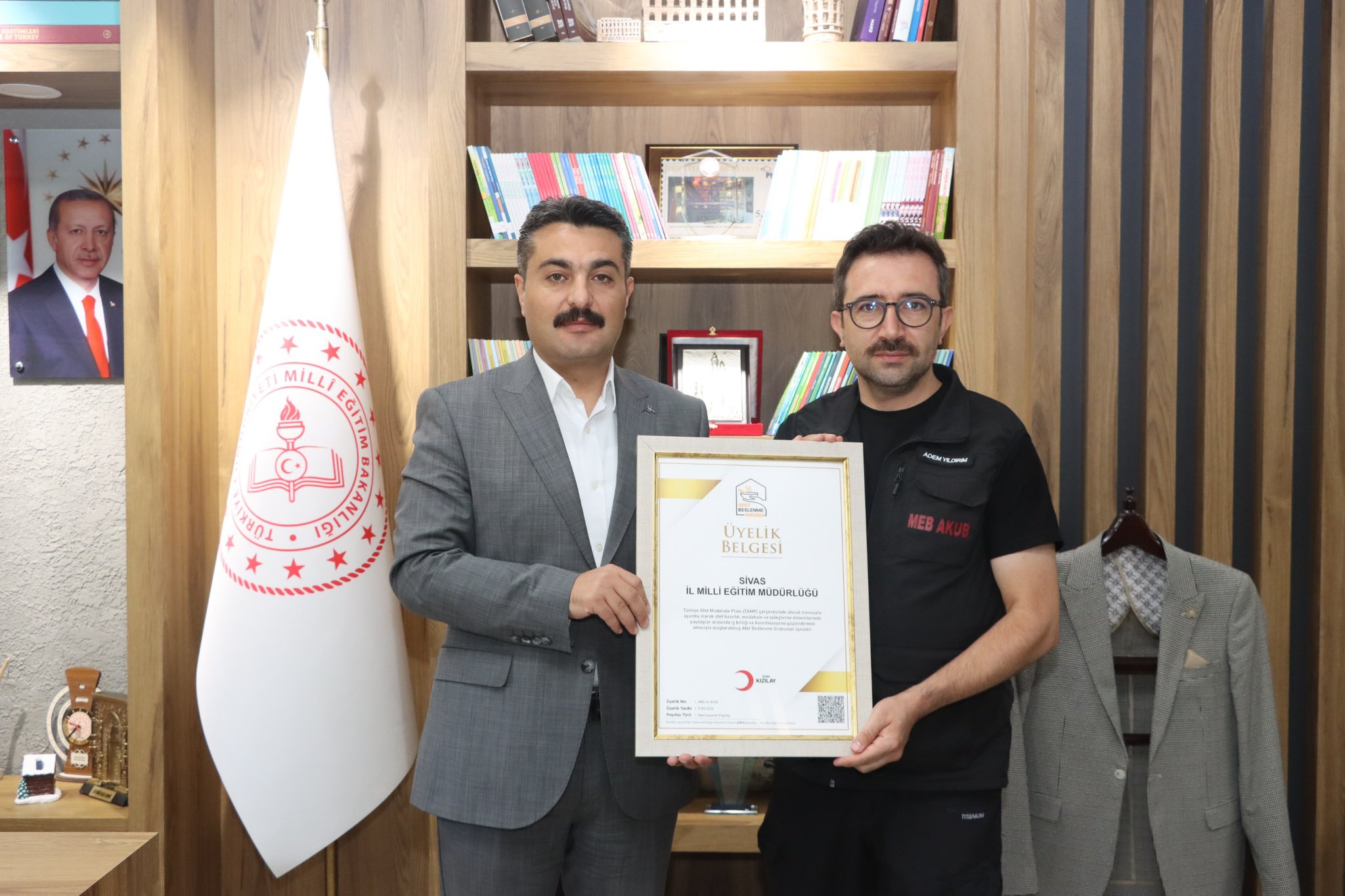 Sivas Milli Eğitim, afet beslenme grubuna dahil edildi