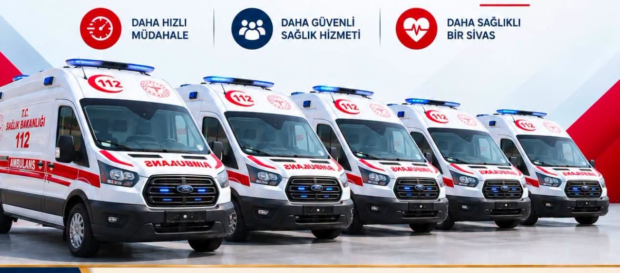 Aksu'dan Sivas’a 5 yeni ambulans müjdesi!