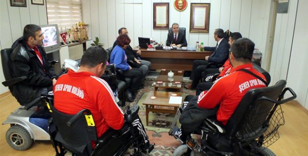 Şampiyon Sporcudan Salim Kılıç´a Ziyaret