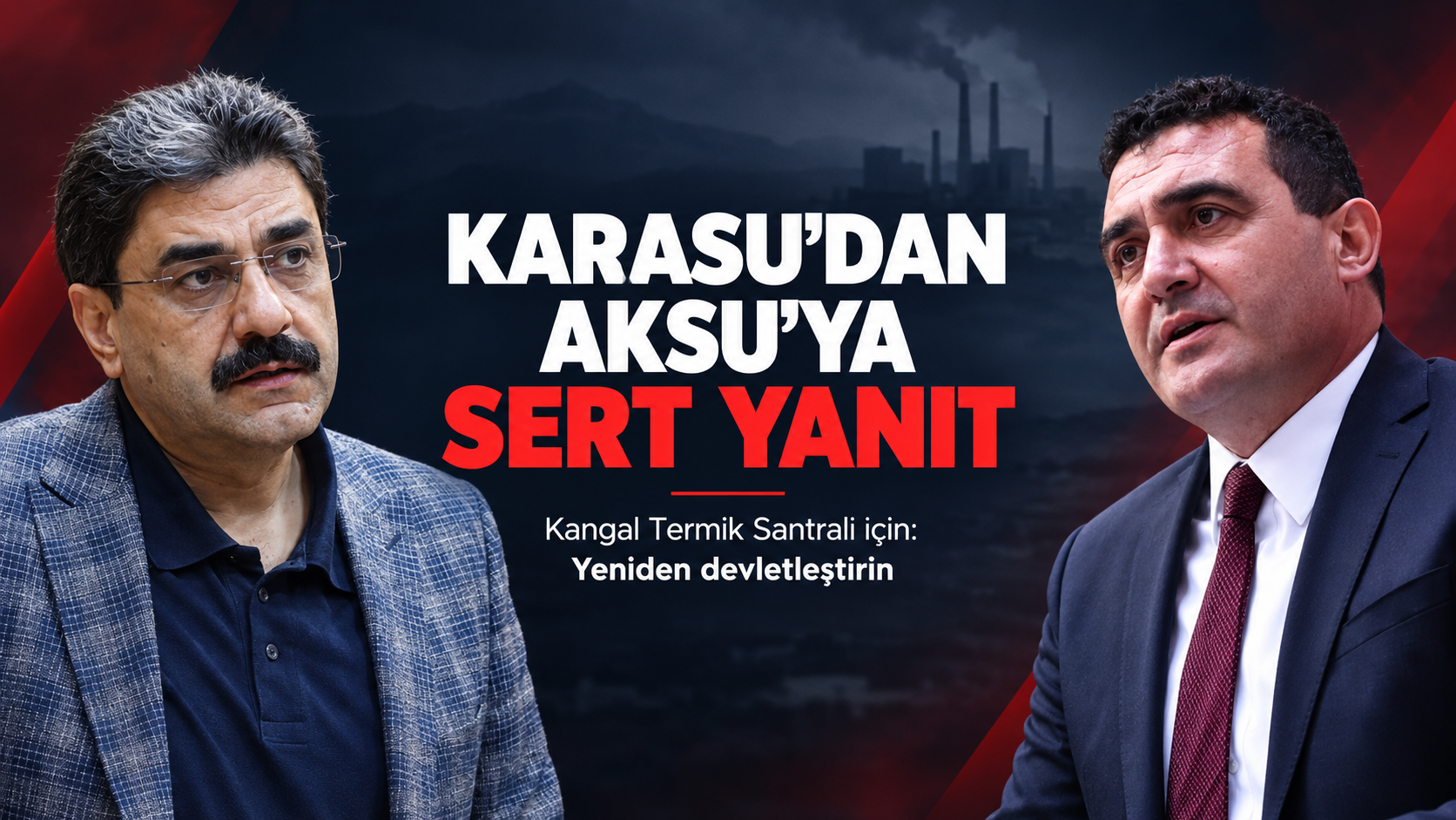 Sivas'ta "1 Fikir" polemiği! AK Parti’li Aksu stant kurdu, YENİ Parti’li Karasu Kangal Termik Santrali ile yüklendi