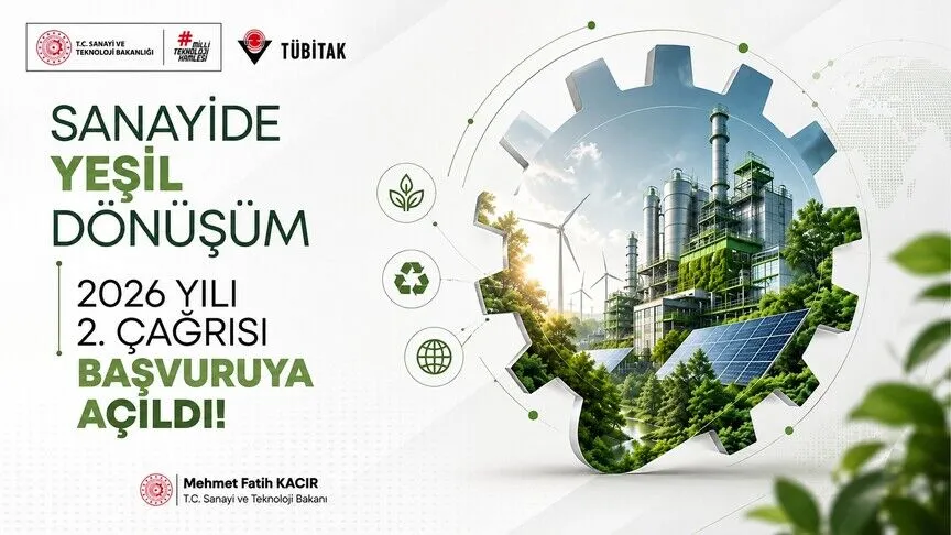 Sanayide Yeşil Dönüşüm Programı'nda yılın ikinci çağrısı başvurulara açıldı