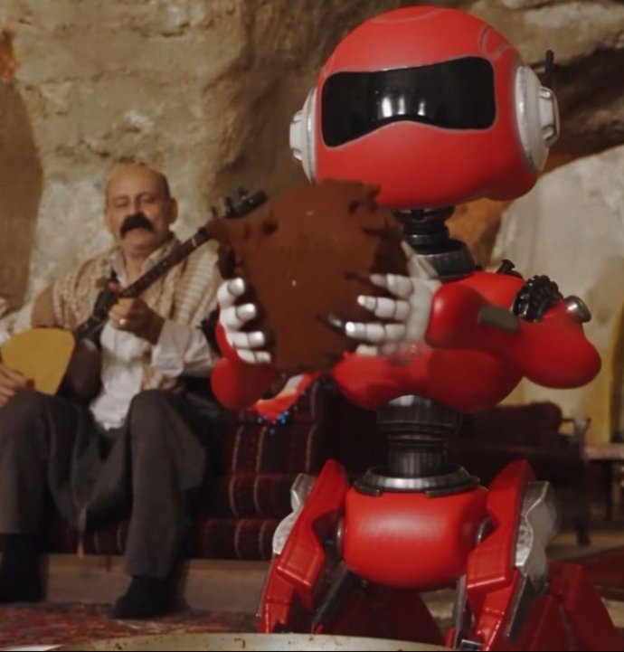TEKNOFEST robotu sıra gecesinde çiğköfte yoğurdu