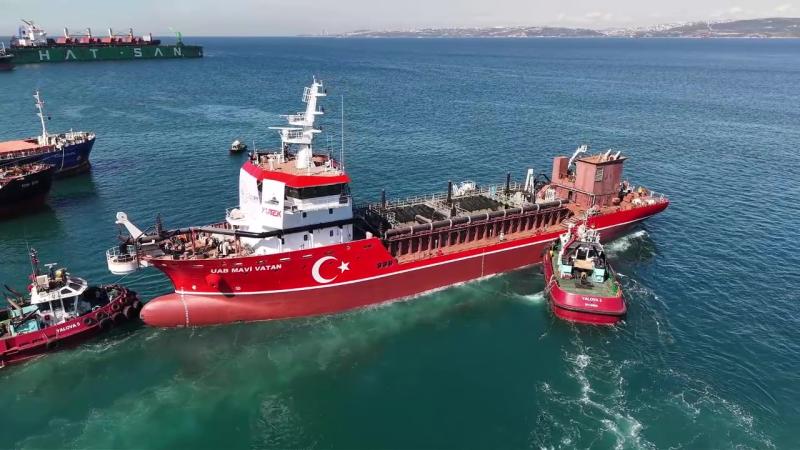 İlk yerli tarama gemisi suya indi