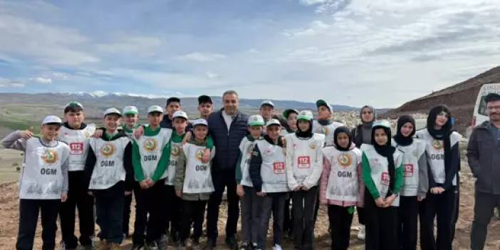 Fidanlar toprakla buluştu