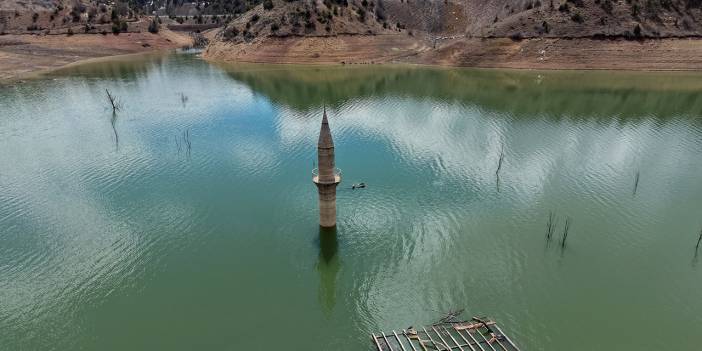 Sivas'ta tarihi köy yeniden su altında