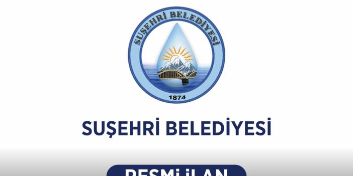 İHALE İLANI SUŞEHRİ BELEDİYE BAŞKANLIĞINDAN