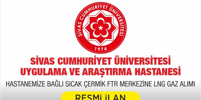 HASTANEMİZE BAĞLI SICAK ÇERMİK FTR MERKEZİNE LNG GAZ ALIMI