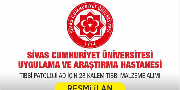 TIBBİ MALZEME SATIN ALINACAKTIR