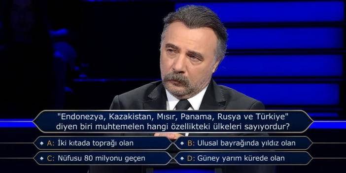 Endonezya, Kazakistan, Mısır, Panama, Rusya ve Türkiye Hangi Özelliğe Sahiptir?