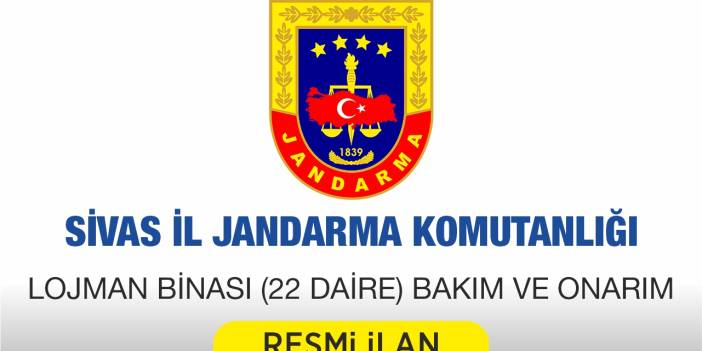 SUŞEHRİ İLÇE JANDARMA KOMUTANLIĞI LOJMAN BİNASI (22 DAİRE) BAKIM VE ONARIM