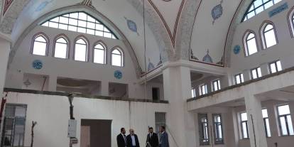 Akıncılar'da  ibadethane müjdesi: Müftü Hasan Limon çalışmaları yerinde gördü