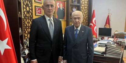 Devlet Bahçeli, TFF Başkanı İbrahim Hacıosmanoğlu'nu Kabul Etti!