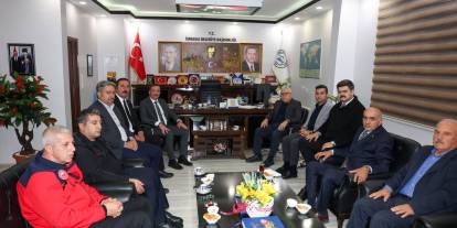 Vali Yılmaz Şimşek'ten İmranlı Belediye Başkanı Ali Ürek'e Ziyaret!