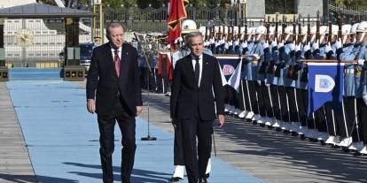 Cumhurbaşkanı Erdoğan, Kanada Başbakanı Carney'i resmi törenle karşıladı