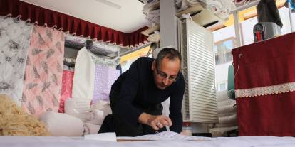 Yün yorgana talep arttı, usta siparişlere yetişemiyor