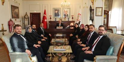Sivas Barosu'nun Yeni Başkanı Özdemir'den Vali Şimşek'e Ziyaret!