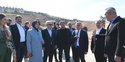 Güler, Sivas’ta yeni hastane yolunu inceledi