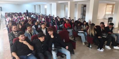 Öğrencilere uyuşturucu  bağımlılığı anlatıldı
