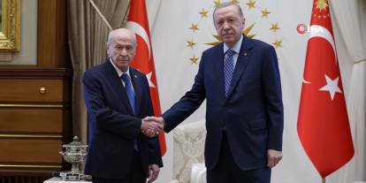 Cumhurbaşkanı Erdoğan, MHP lideri Bahçeli’yi kabul etti