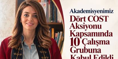 SCÜ’lü akademisyene  uluslararası görev