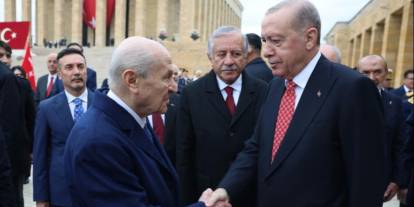Cumhurbaşkanı Erdoğan’ın Anıtkabir törenindeki kravatında KAAN detayı