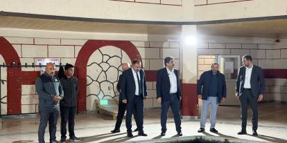 Aksu, Kangal Balıklı Göl’deki yenileme çalışmalarını inceledi