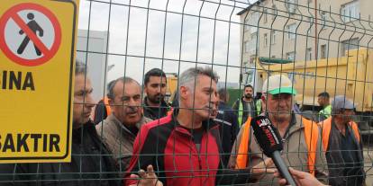 Maaş ödenmedi, işçiler eylem yaptı