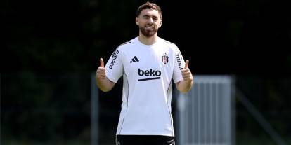 Orkun Kökçü, Beşiktaş'ta ilk antrenmanına çıktı