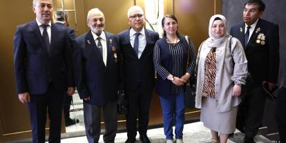 Sivas protokolü şehit aileleriyle bir araya geldi!