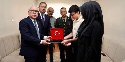 Şehit Uzman Çavuş Ümit Üzüm’ün Sivas'taki Ailesine Taziye Ziyareti