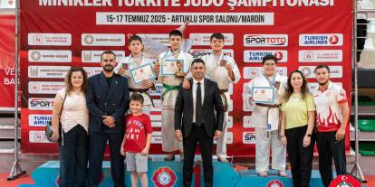 Sivaslı judocular Mardin'e damga vurdu