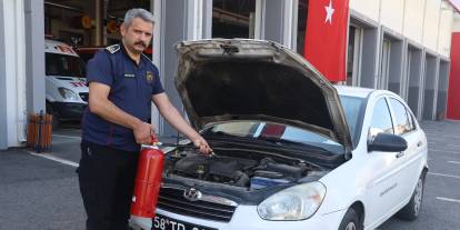 Araç içerisinde bırakılan çakmak facia saçıyor